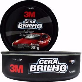 Auto Cera Brilho Com Silicone E Carnaúba Lata 200g - 3m